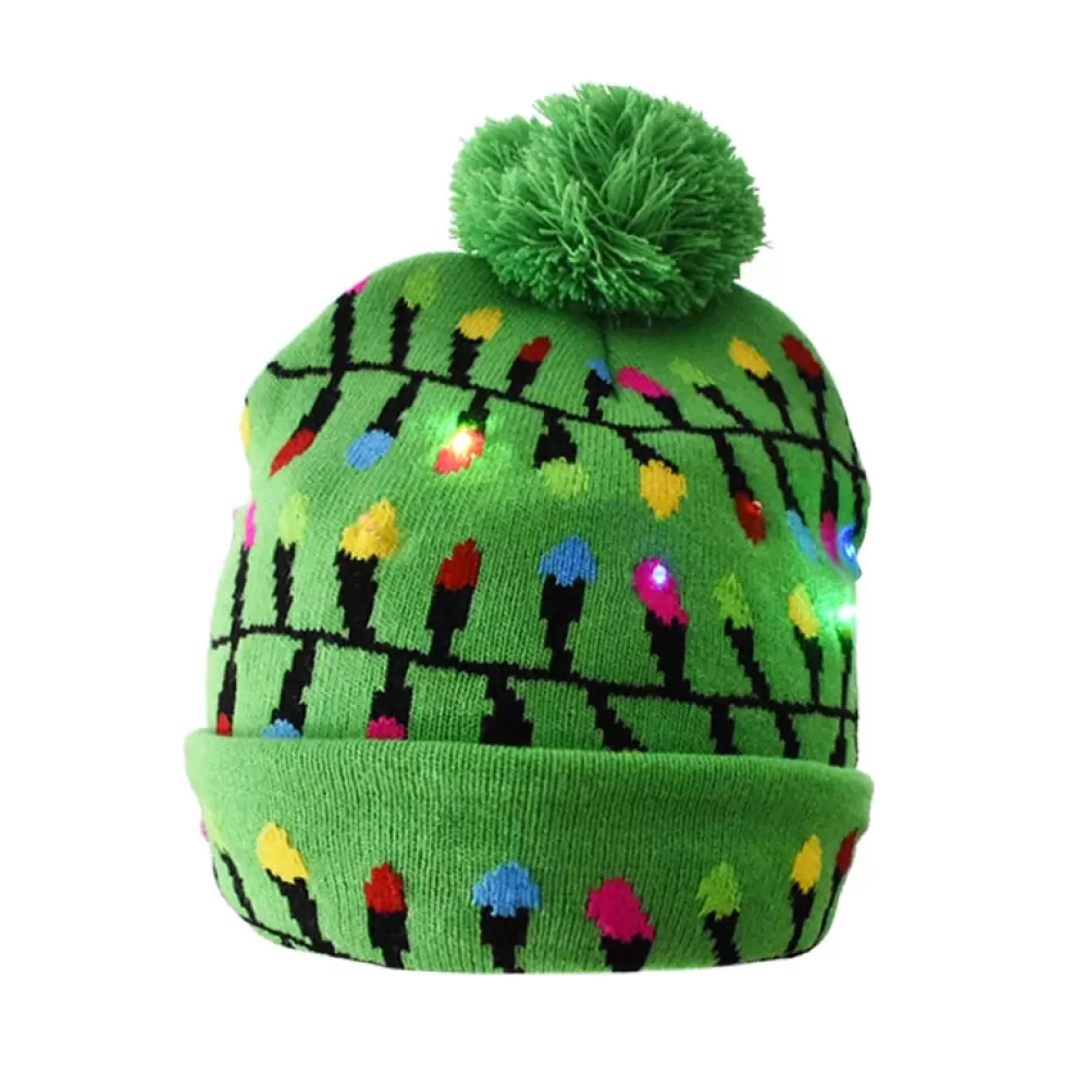 Fashion Bonnet De Noël Vert Bonnets De Noël