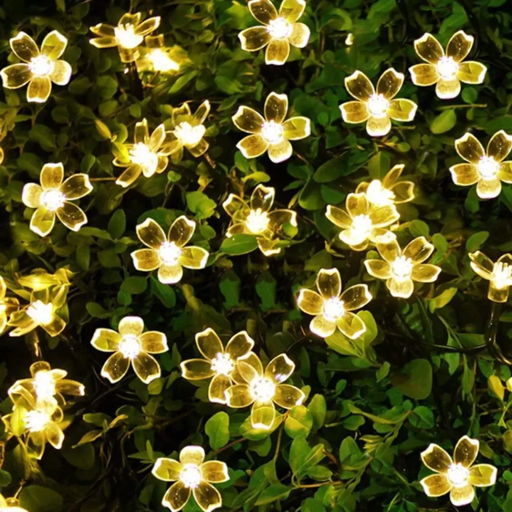 Best Guirlande Lumineuses - Motif Fleurs Blanches Décorations De Noël Scandinaves