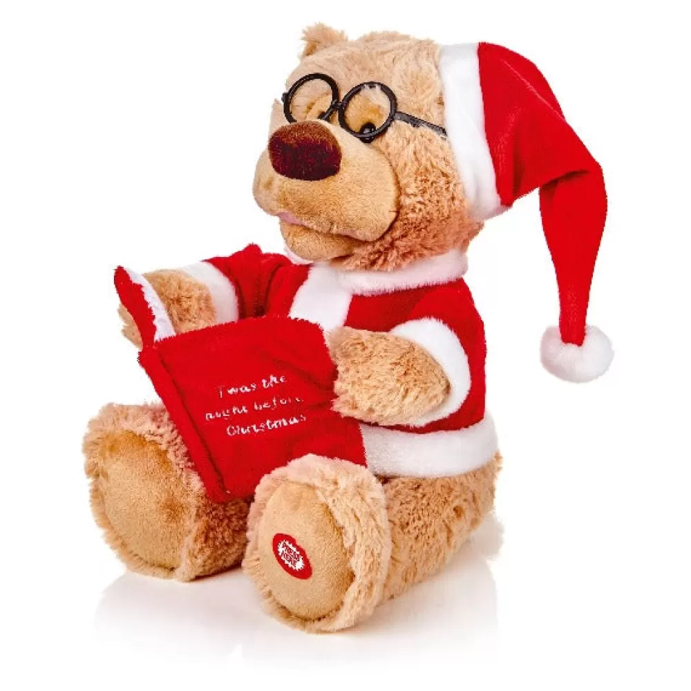 Hot Peluche Automate Ours De Noël Racontant Une Histoire Peluches De Noël | Automates De Noël