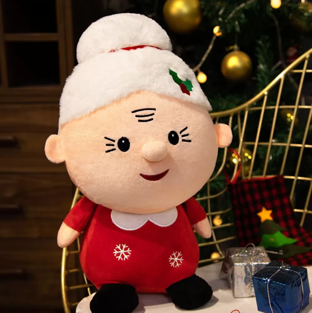 Discount Peluche Mère Noël Décorations De Noël Pas Cher | Peluches De Noël