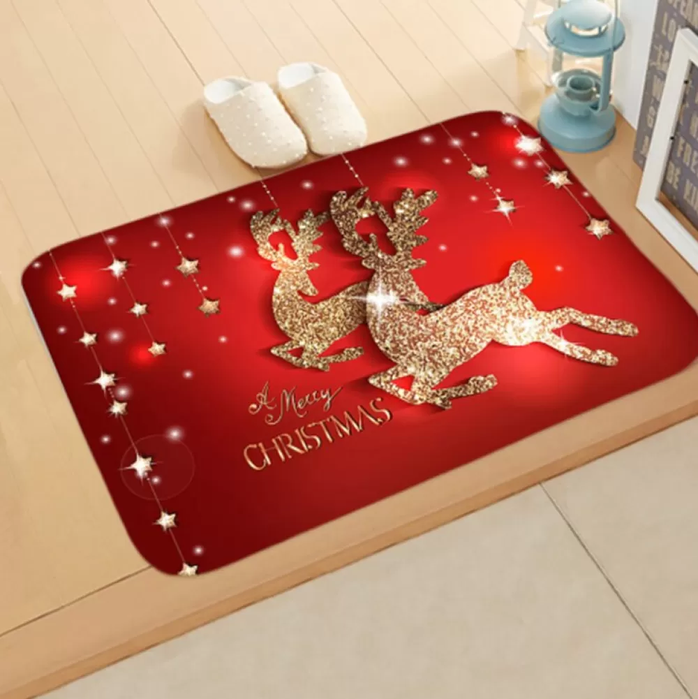 Cheap Tapis De Noël - Couple De Rennes Tapis De Noël